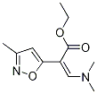 (Z)-ethyl 3-(diMethylaMino)-2-(3-Methylisoxazol-5-yl)acrylate Structure