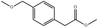 4-(Methoxymethyl)phenylacetic acid methyl ester Struktur