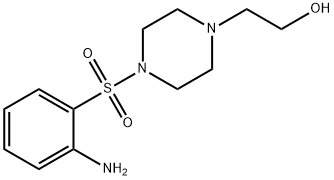 2-[4-(2-Aminobenzenesulfonyl)piperazin-1-yl]ethanol Structure