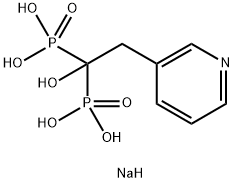 Sodium risedronate Struktur