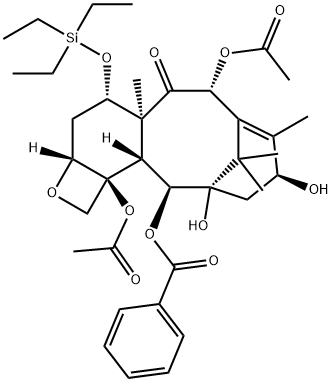 7-O-(三乙基硅烷)巴卡汀III,115437-21-3,结构式