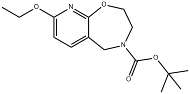 Pyrido[3,2-f]-1,4-oxazepine-4(5H)-carboxylic acid, 8-ethoxy-2,3-dihydro-, 1,1-diMethylethyl ester