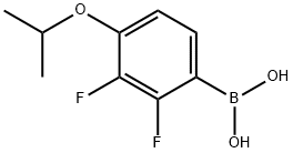 2,3-Difluoro-4-isopropoxyphenylboronic acid Structure
