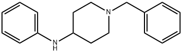 N-フェニル-1-(フェニルメチル)-4-ピペリジンアミン 化学構造式