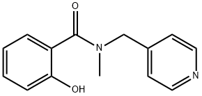2-hydroxy-N-methyl-N-(pyridin-4-ylmethyl)benzamide Struktur
