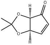 (3aR,6aR)-2,2-二甲基四氢-3aH-环戊二烯并[d][1,3]二氧杂环戊烯-4(6aH)-酮, 115509-13-2, 结构式