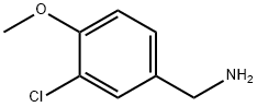 (3-クロロ-4-メトキシフェニル)メタンアミン 化学構造式