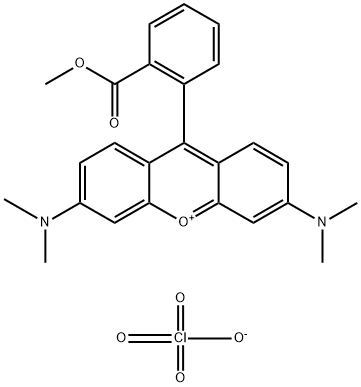 TETRAMETHYLRHODAMINE METHYL ESTER, PERCH 化学構造式