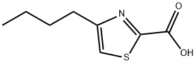 2-Thiazolecarboxylic  acid,4-butyl- Structure