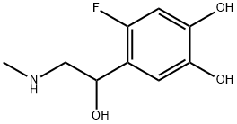1,2-Benzenediol, 4-fluoro-5-[1-hydroxy-2-(methylamino)ethyl]- (9CI) Structure