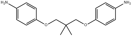 ネオペンチル グリコール ビス(4-アミノフェニル) エーテル 化学構造式