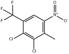 2,3-二氯-4-三氟甲基-6-硝基甲苯,115571-67-0,结构式