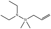 烯丙基(二乙胺基)二甲基硅烷, 115579-47-0, 结构式