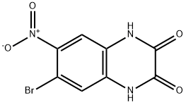 6-BROMO-7-NITROQUINOXALINE-2,3(1H,4H)-DIONE Structure