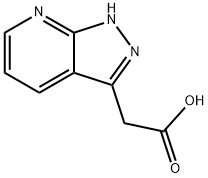 1H-Pyrazolo[3,4-b]pyridine-3-acetic acid Structure