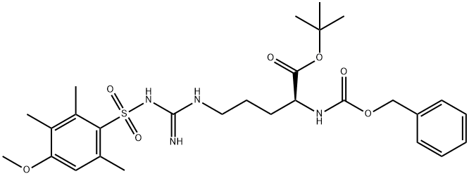 Z-ARG(MTR)-OTBU Struktur