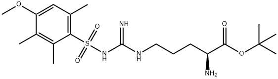 H-ARG(MTR)-OTBU 化学構造式