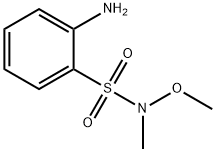 2-氨基-N-甲氧基-N-甲基苯磺酰胺 结构式