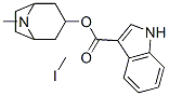 3-TROPANYL-INDOLE-3-CARBOXYLATE METHIODIDE Struktur