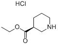 (S)-哌啶-3-甲酸乙酯盐酸盐 结构式