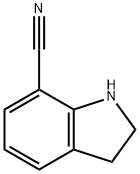 7-氰基吲哚啉, 115661-82-0, 结构式