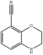 3,4-DIHYDRO-2H-BENZO[1,4]OXAZINE-8-CARBONITRILE HYDROCHLORIDE Structure