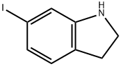 6-IODO-2,3-DIHYDRO-1H-INDOLE HYDROCHLORIDE Struktur
