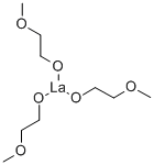 LANTHANUM (III) 2-METHOXYETHOXIDE 化学構造式