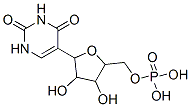 [5-(2,4-dioxo-1H-pyrimidin-5-yl)-3,4-dihydroxy-oxolan-2-yl]methoxyphosphonic acid Struktur