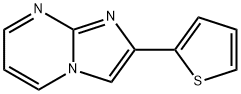 2-THIOPHEN-2-YL-IMIDAZO[1,2-A]PYRIMIDINE, 115749-42-3, 结构式