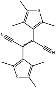 CIS-1,2-DICYANO-1,2-BIS(2,4,5-TRIMETHYL-3-THIENYL)ETHENE 化学構造式