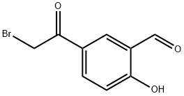 5-Bromoacetyl-2-hydroxybenzaldehyde Structure