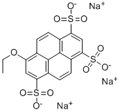 8-ETHOXYPYRENE-1,3,6-TRISULFONIC ACID TRISODIUM SALT Structure