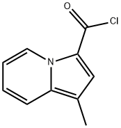 3-Indolizinecarbonylchloride,1-methyl-(9CI) Struktur