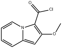 3-Indolizinecarbonyl chloride, 2-methoxy- (9CI) Structure