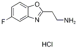 2-(5-fluoro-1,3-benzoxazol-2-yl)ethanamine hydrochloride Struktur