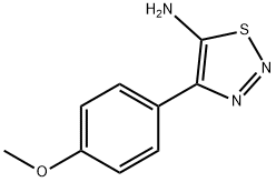 4-(4-METHOXYPHENYL)-1,2,3-THIADIAZOL-5-AMINE Struktur