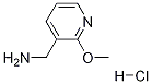 3-アミノメチル-2-メトキシピリジン二塩酸塩 化学構造式