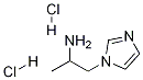 2-IMIDAZOL-1-YL-1-METHYL-ETHYLAMINE 2HCL|2-咪唑基-1-基-1-甲基-乙胺二盐酸盐