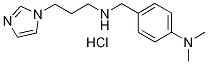 {4-[(3-Imidazol-1-yl-propylamino)-methyl]-phenyl}-dimethyl-amine hydrochloride Struktur