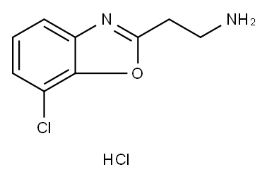 2-(7-chloro-1,3-benzoxazol-2-yl)ethanamine hydrochloride Structure
