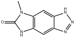 Imidazo[4,5-f]benzotriazol-6(1H)-one, 5,7-dihydro-5-methyl- (9CI) Struktur