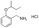 (2-SEC-ブトキシベンジル)アミン塩酸塩 化学構造式