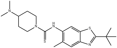 115864-11-4 2-tert-Butyl-5-methyl-6-[4-(dimethylamino)piperidino(thiocarbonyl)amino]benzothiazole