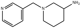 1-(3-ピリジニルメチル)-3-ピペリジンアミン 化学構造式