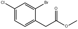 METHYL ALPHA-BROMO-2-CHLOROPHENYLACETATE Struktur