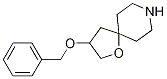 1-Oxa-8-azaspiro[4.5]decane, 3-(phenylMethoxy)- 化学構造式