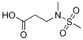 beta-alanine, N-methyl-N-(methylsulfonyl)- Struktur