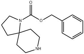 1,8-Diazaspiro[4.5]decane-1-carboxylic acid, phenylmethyl ester Struktur