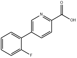 5-(2-氟苯基)吡啶甲酸, 1158763-56-4, 结构式